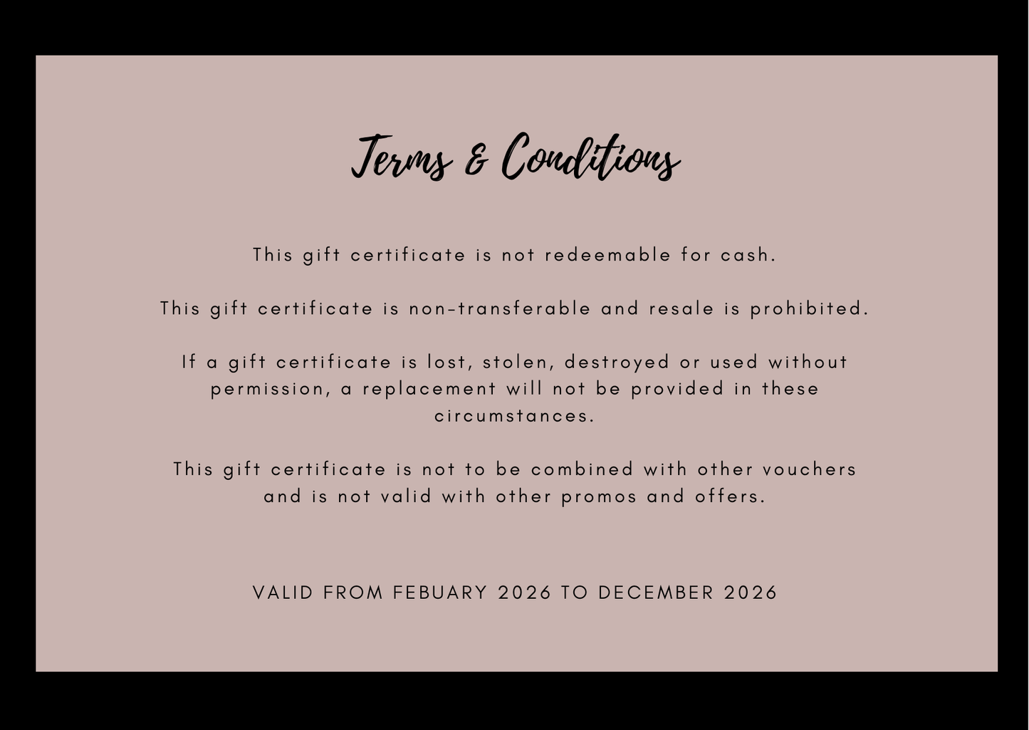Gift Card
